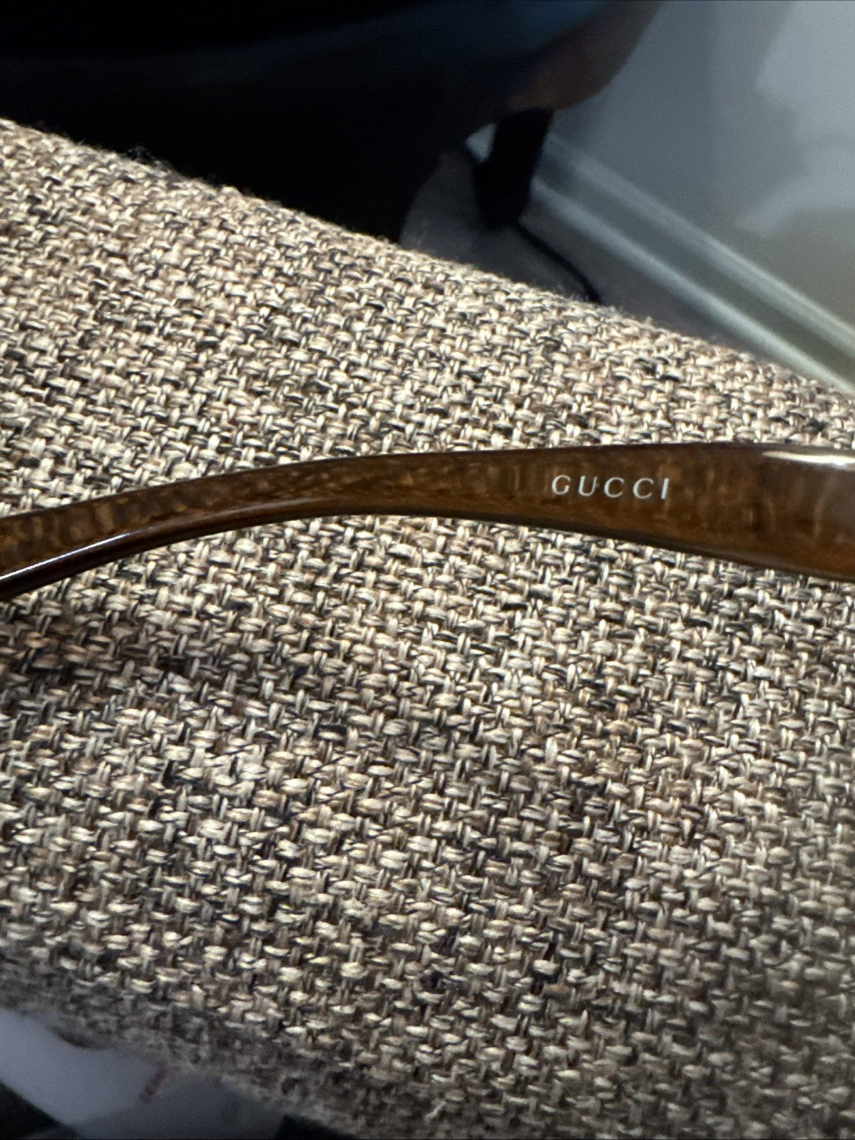 GUCCI Y2K GG2575/S Tortoise Brown Transparent Horsebit Sunglasses