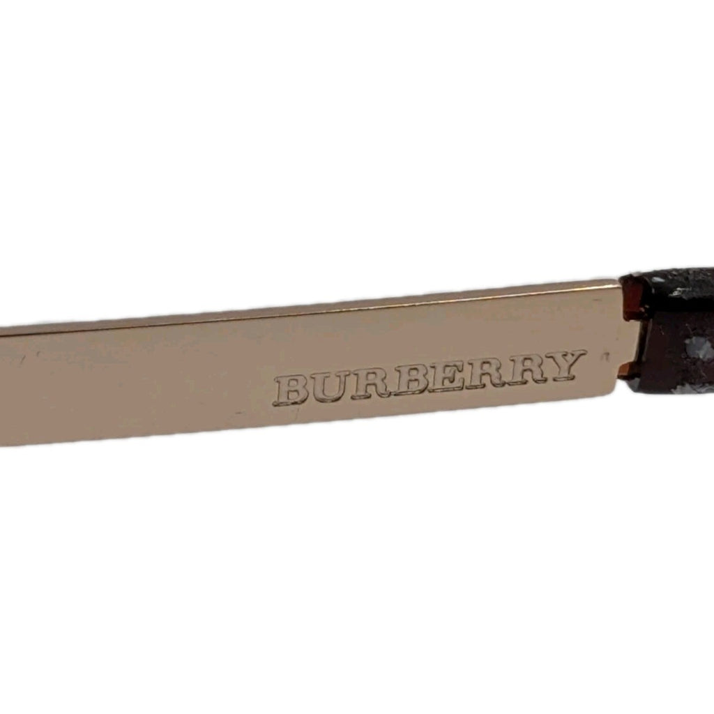 Vintage Burberry B8926/S Rimless Sunglasses Brown Gradient Gold Safilo W/ Case