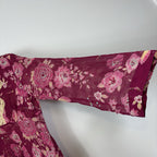 Vtg Y2K Victoria’s Secret Pink Label Silk Babydoll Dress Sz M Lace Floral Sequin
