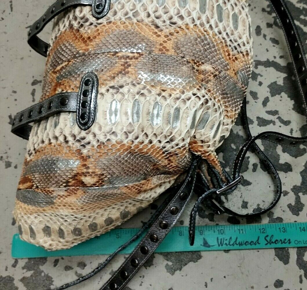 Be & D Snake Skin Shoulder Bag