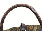Fendi Zucca Spy Bag Dark Brown Canvas and Leather