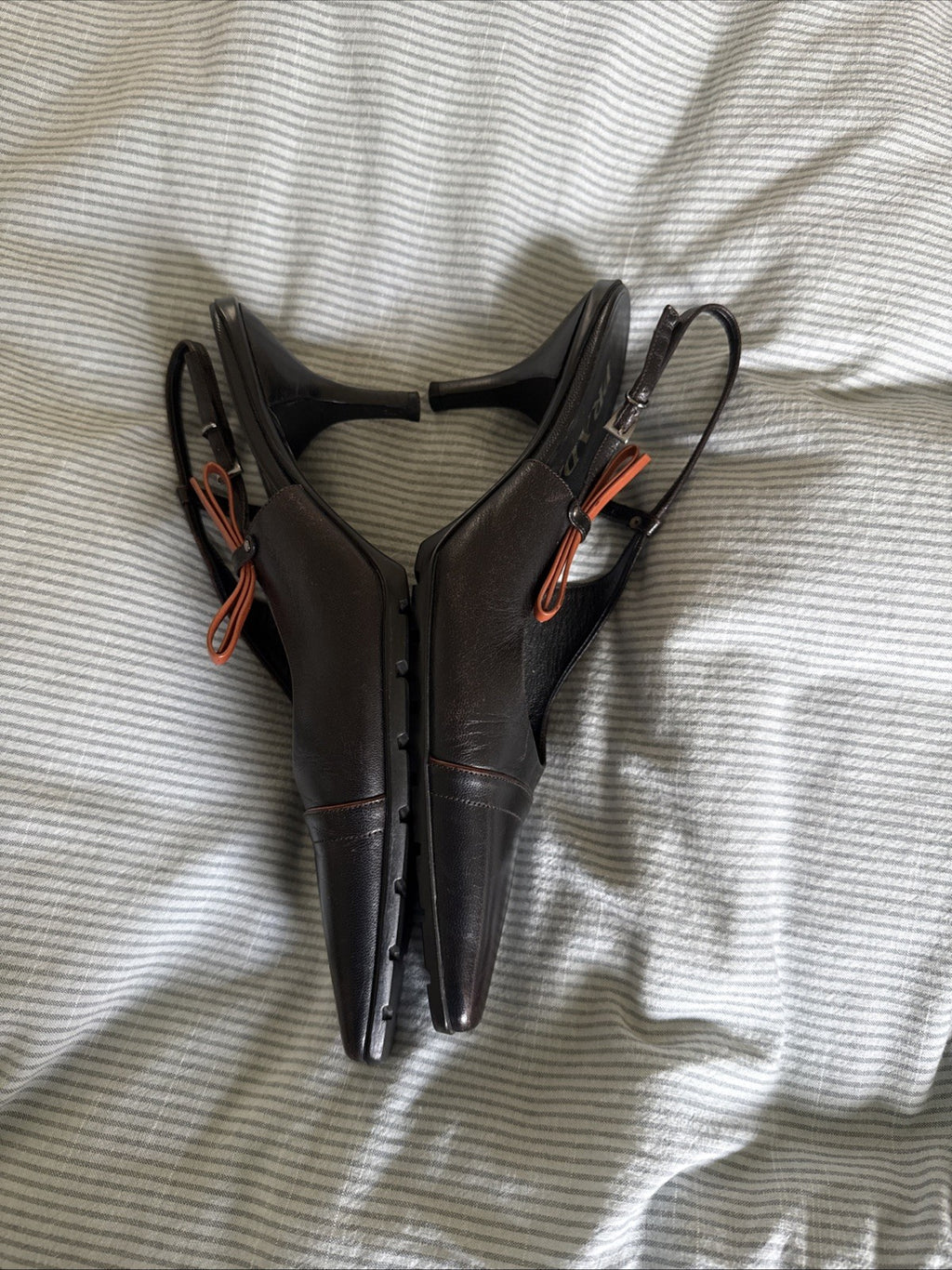 PRADA Kitten Heels Women Vintage 00s, Size 36/ US6