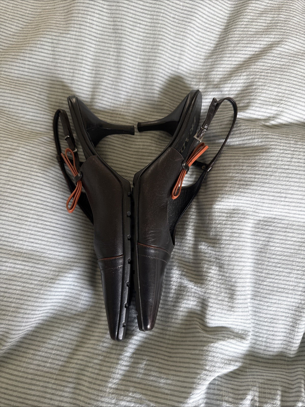 PRADA Kitten Heels Women Vintage 00s, Size 36/ US6