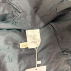 Vintage Black Gold Embellished Leather and Shearling Statement Jacket