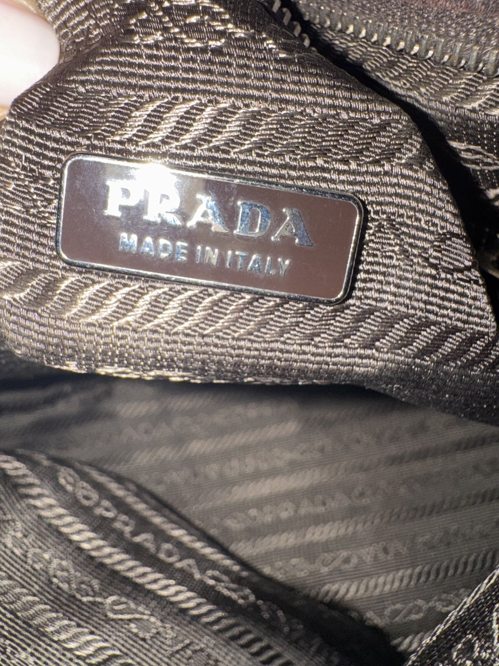 Prada Vintage Zebra Pony Hair Tote Bag Brown Ivory Leather Handbag Italy Rare