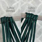 Vintage Green Iridescent Black Velvet Dress