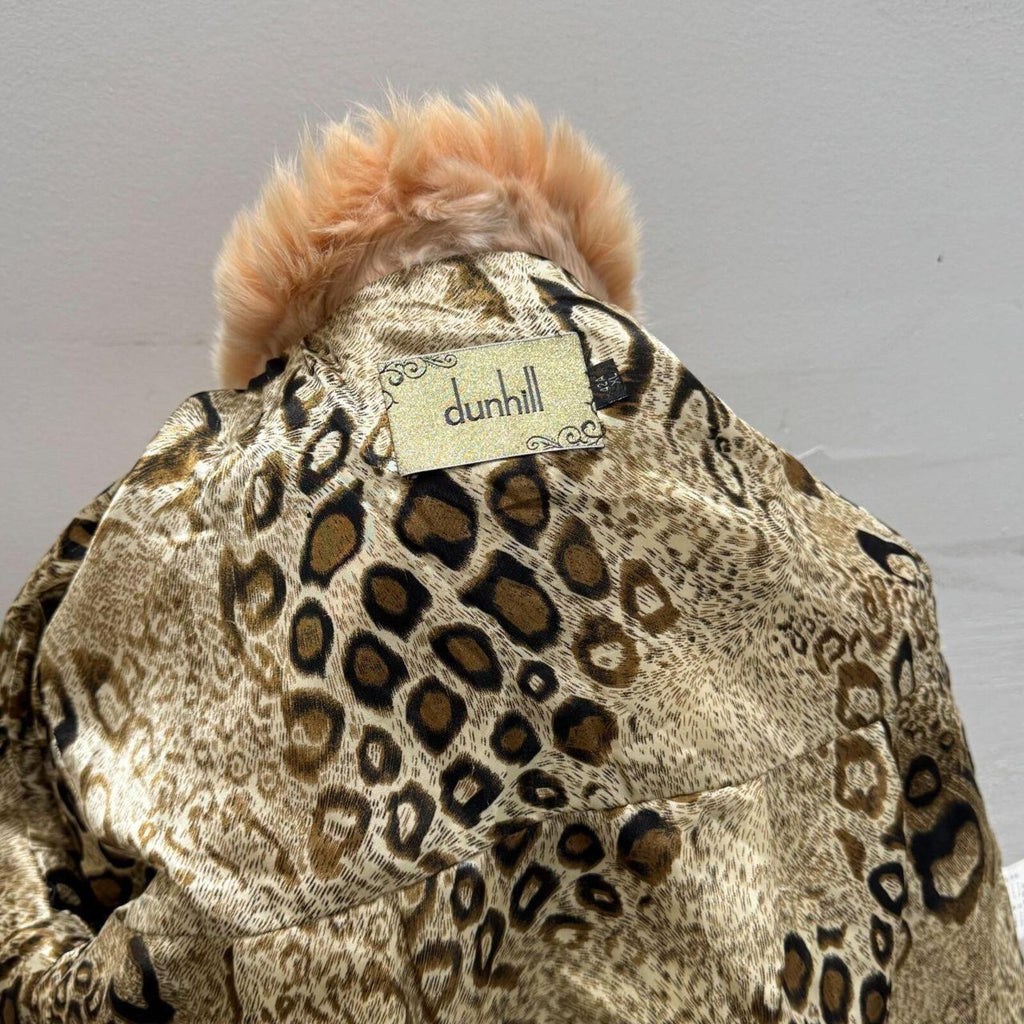 Vintage Blush Pink Rabbit and Fox Fur Jacket