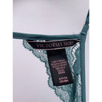 VICTORIA'S SECRET Women's Blue Lace-Trim V-Neck Sleep Gown SZ S