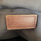 Rare Vintage Polo Ralph Lauren Large Pony Tote Navy black Canvas