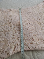 🆓US🛃 Dolce&Gabbana vintage powder-pink lace dress IT 38