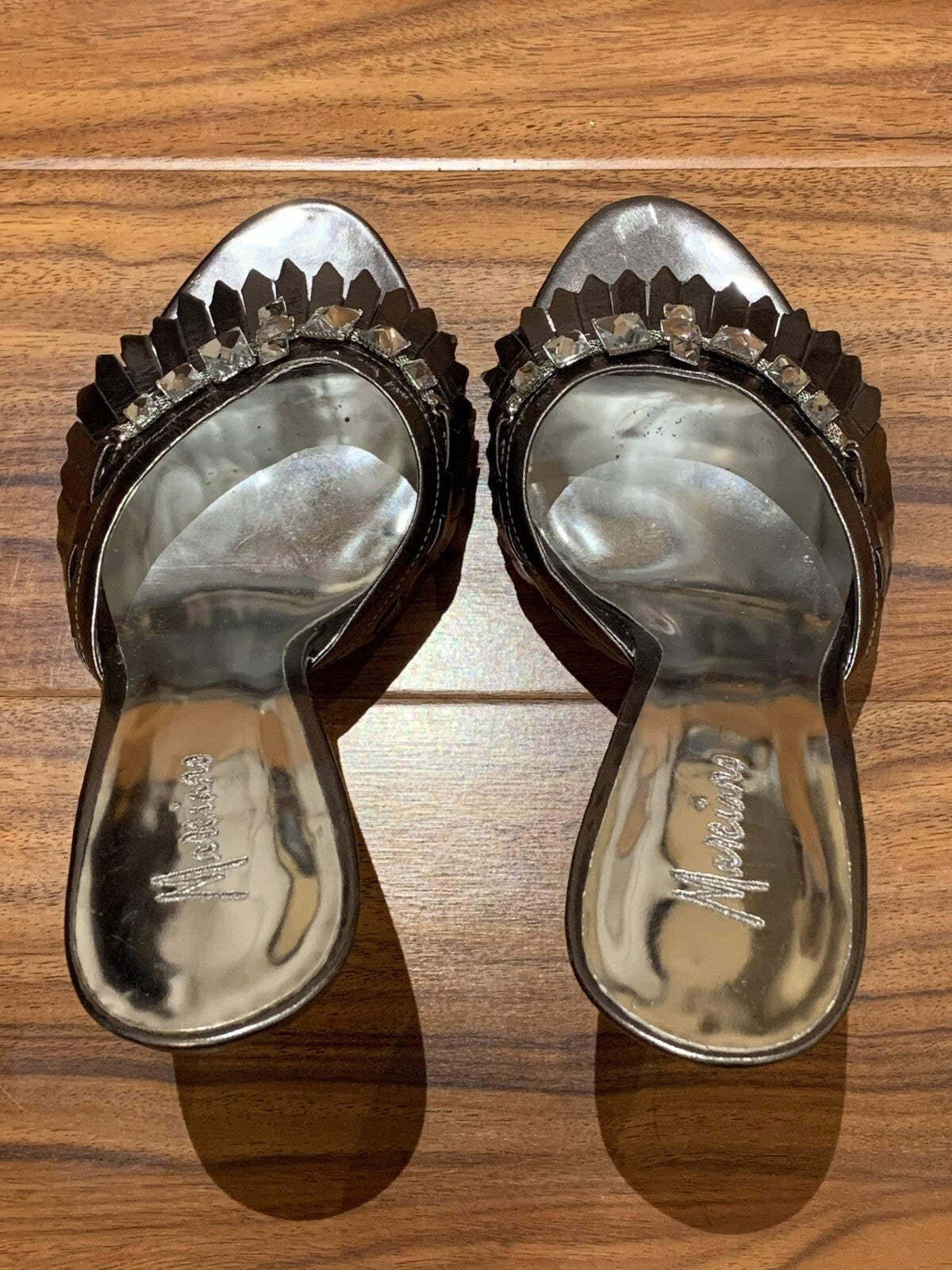 Marciano Leather Sole Women's Light Bronze Heels size 7M