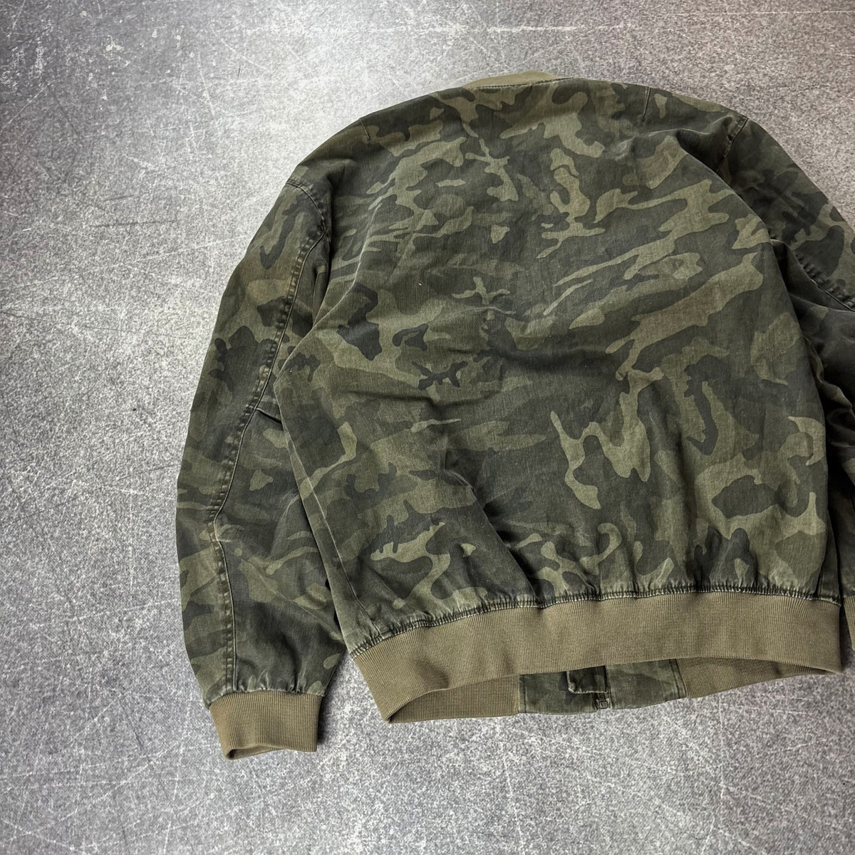 Vintage Camo MA-1 Bomber Jacket
