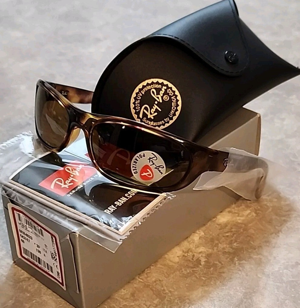 Ray-Ban RB4033 Tortoise Shell Polarized Sunglasses