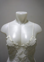 Victoria's Secret Gold Label Vintage White Floral Slip Dress (S) Nightgown