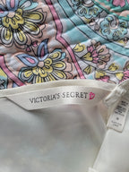 Vintage Victorias Secret Ivory Slip Dress Womens Size M Sequins Lace Bridal Y2K