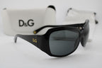 NEW DOLCE & GABBANA D&G 3048 501/87 BLACK VINTAGE AUTHENTIC SUNGLASSES 59-16