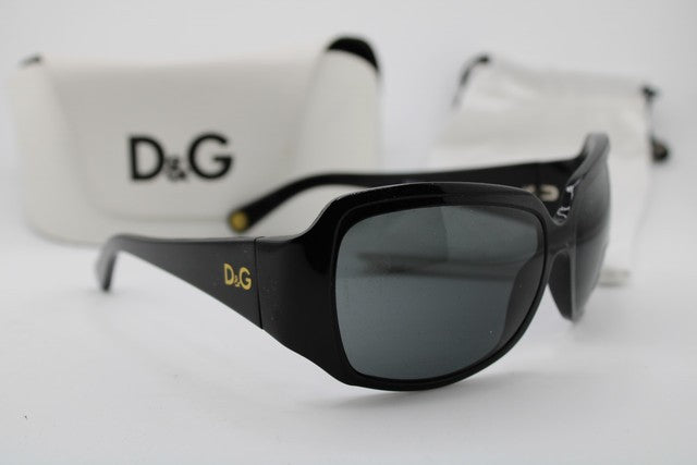 NEW DOLCE & GABBANA D&G 3048 501/87 BLACK VINTAGE AUTHENTIC SUNGLASSES 59-16