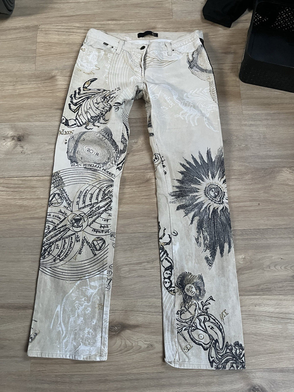 roberto cavalli jeans astrology 00s