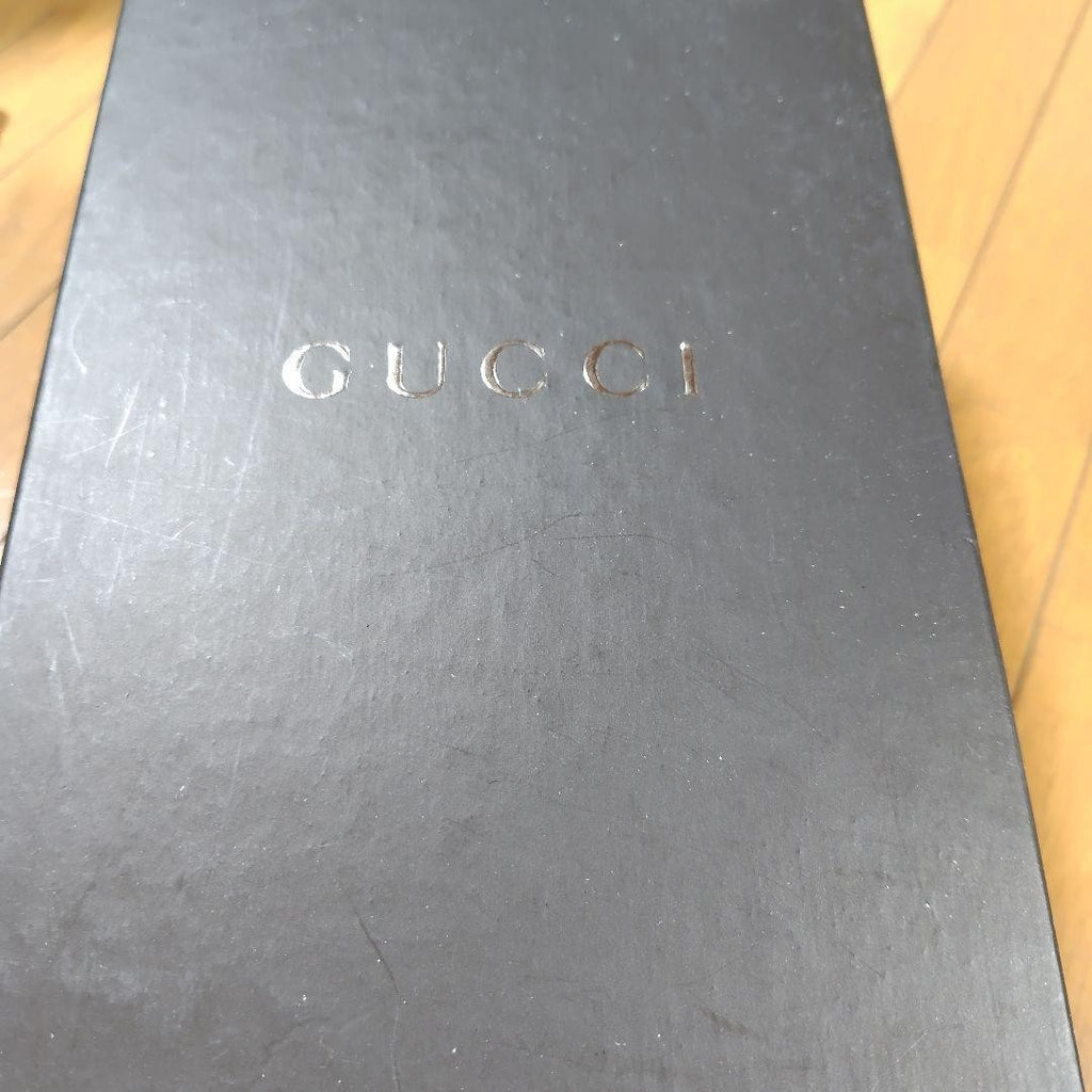Rare GUCCI Black Fur Square Toe High Heels with Ribbon Belt Size 36C