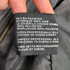 Excelled Leather Jacket Women’s Small Black Leather Short Biker Moto Lace Up