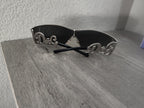 DOLCE & GABBANA SILVER & BLACK MIRRORED LENS Y2K VINTAGE RARE SUNGLASSES UNISEX