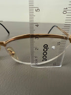 Gianfranco Ferre 1990's VINTAGE Cat Eye Sunglasses 191/S 012 Gold Half Rim