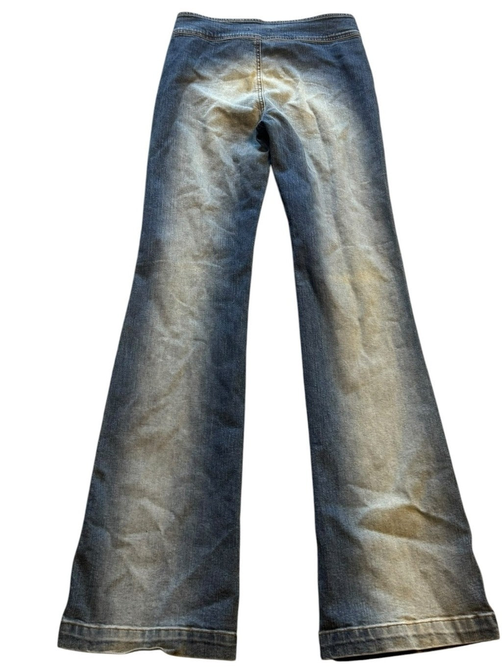 Women’s ROBERTO CAVALLI medium wash flatter jeans sequin flare jeans size small