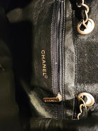 Vintage Chanel Tote Pony Hair Bag - Rare- Serial Numbers Intact