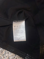 Harley Davidson Y2K Women's Black Leather Corset Bustier Top Medium