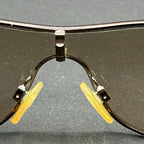 Chanel 4089 236/13 VTG Shield Sunglasses Brown Gradient Italy 120 Used w/ Ser. #