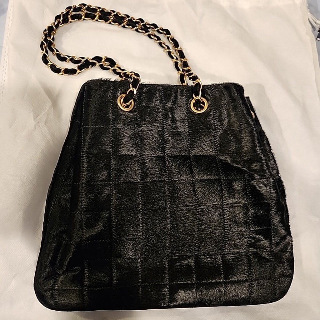 Vintage Chanel Tote Pony Hair Bag - Rare- Serial Numbers Intact