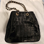 Vintage Chanel Tote Pony Hair Bag - Rare- Serial Numbers Intact
