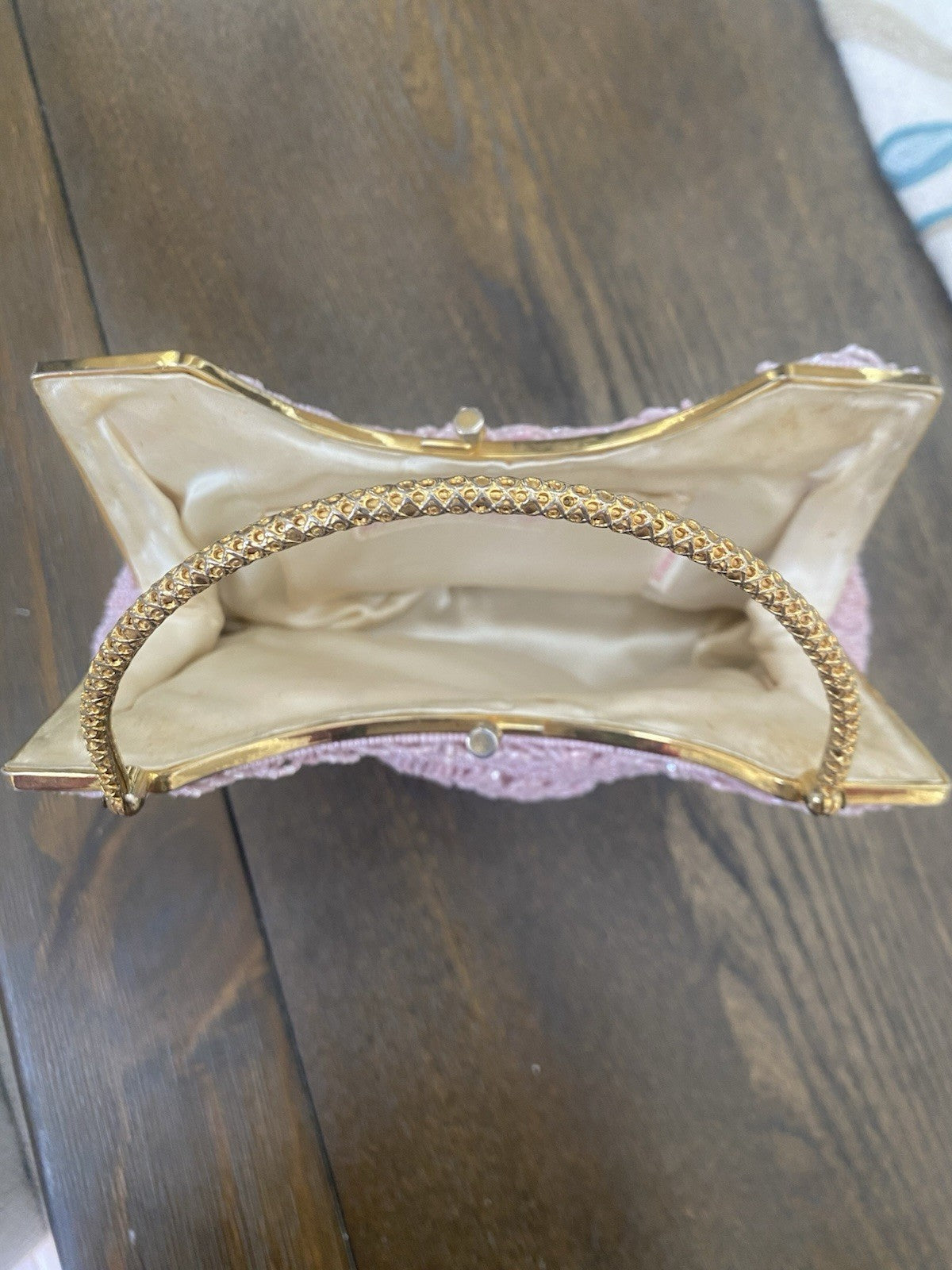 Pink Beaded Clutch Vintage Stephen Chu Beaded Sweater Factory