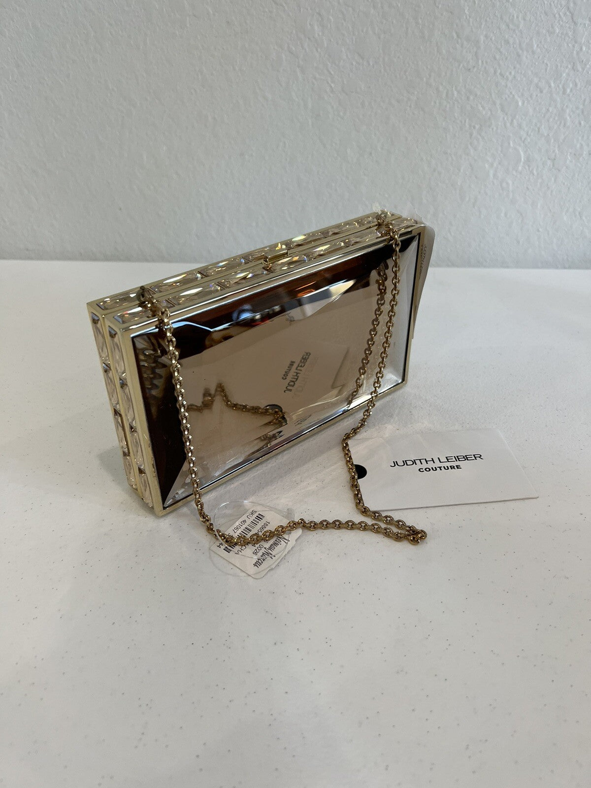 Judith Leiber COUTURE crystal Jeweled Clutch Evening Bag $2495