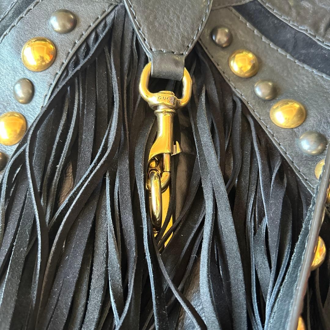 GUCCI Leather Babouska Indy Hobo Bag 19549