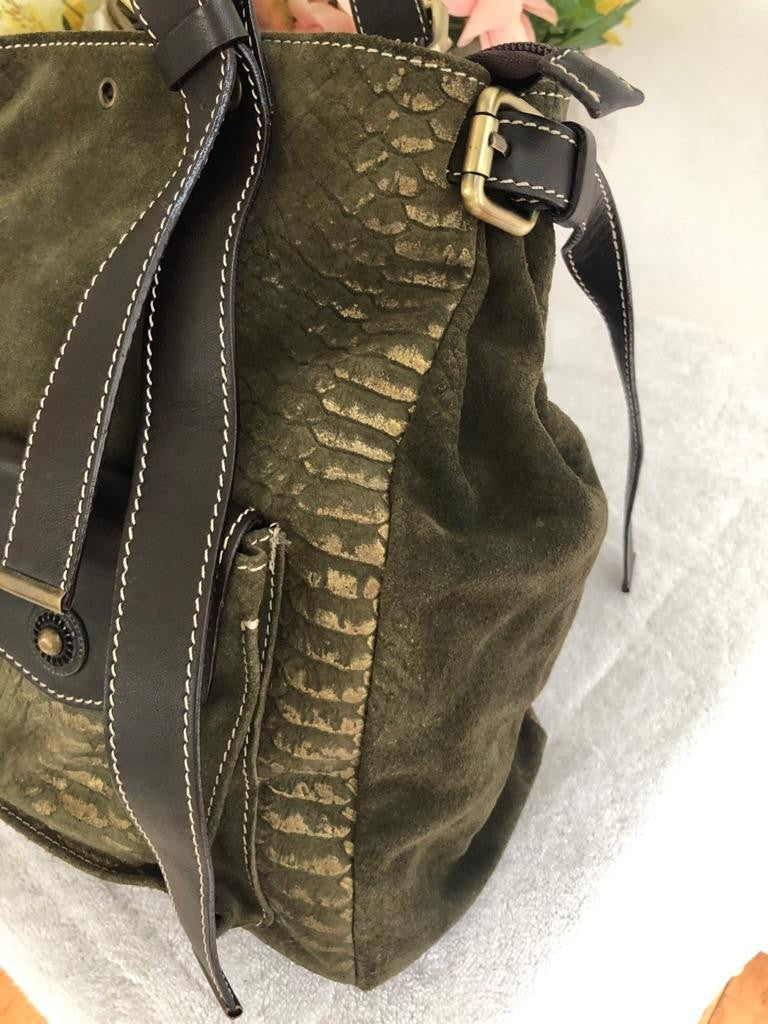 Cavalcanti Embossed Leather Tote Bag