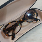 Vintage Ralph Lauren 941/S Tortoise Oval Sunglasses 90s Y2K Brown Lens 48-19mm