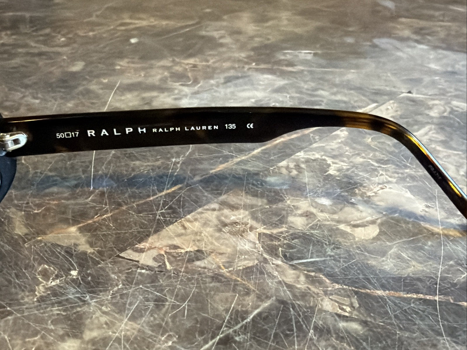 VTG Ralph Lauren Tortoise Oval Sunglasses 959 S 086 50 17 135  / A085