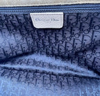 Vtg Christian Dior John Galliano Suede Crystal Peace & Love Bag Studded Y2K 2005