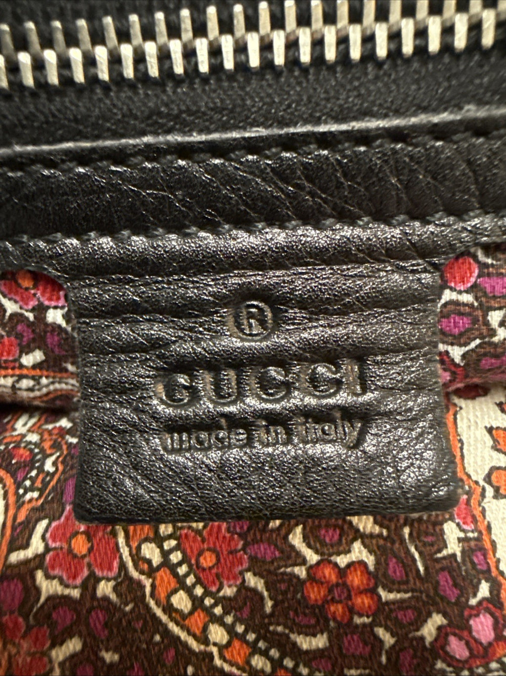 Gucci  Leather Indy Hobo Bag