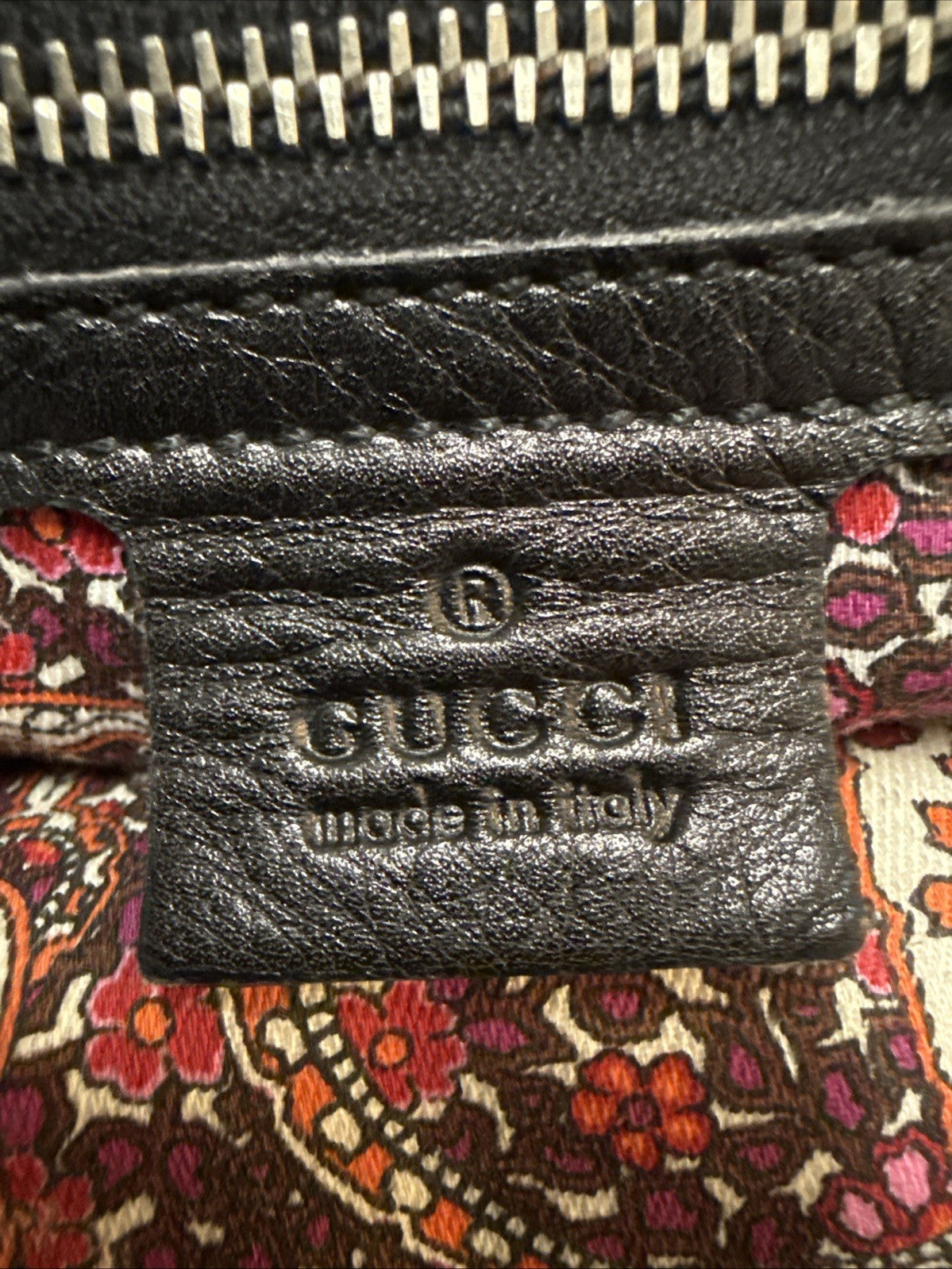 Gucci  Leather Indy Hobo Bag