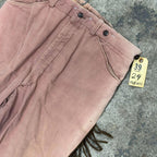 Vintage 1940s Western Fringed Trousers Faded