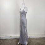 Jump 1990s Purple Metallic Iridescent Formal Gown Size 5-6