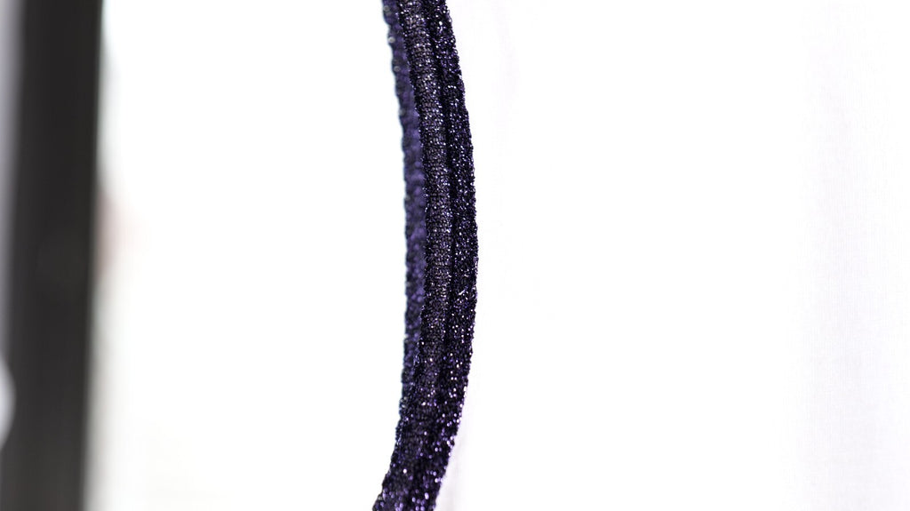 Dolce & Gabbana Vintage Purple Runway Pin Logo Outline Tank Top (S/S 2001 )