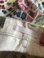 Rare Find!! Roberto Cavalli Rose Leopard Graffiti Jeans Small