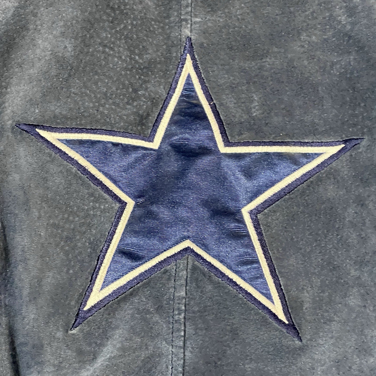 Vintage Dallas Cowboys Pro Player Large Suede Leather Jacket