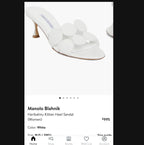 manolo blahnik kitten heels’