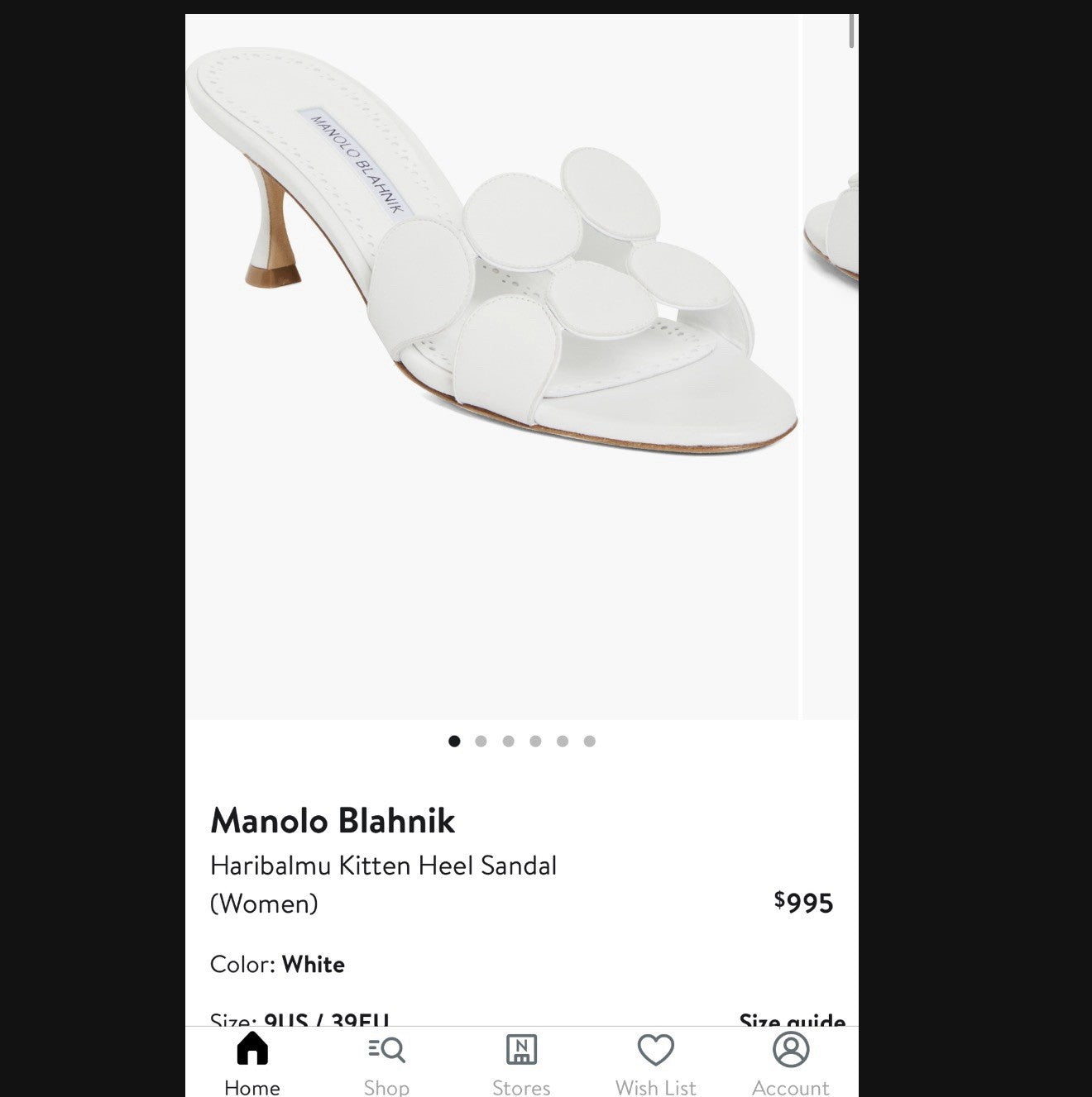 manolo blahnik kitten heels’