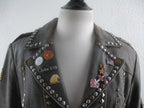 Double D Super Chief Biker Jacket Brown Leather Large