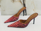 Gianmarco Lorenzi Italian Women Mules Nice Shoes High Heels Size 38